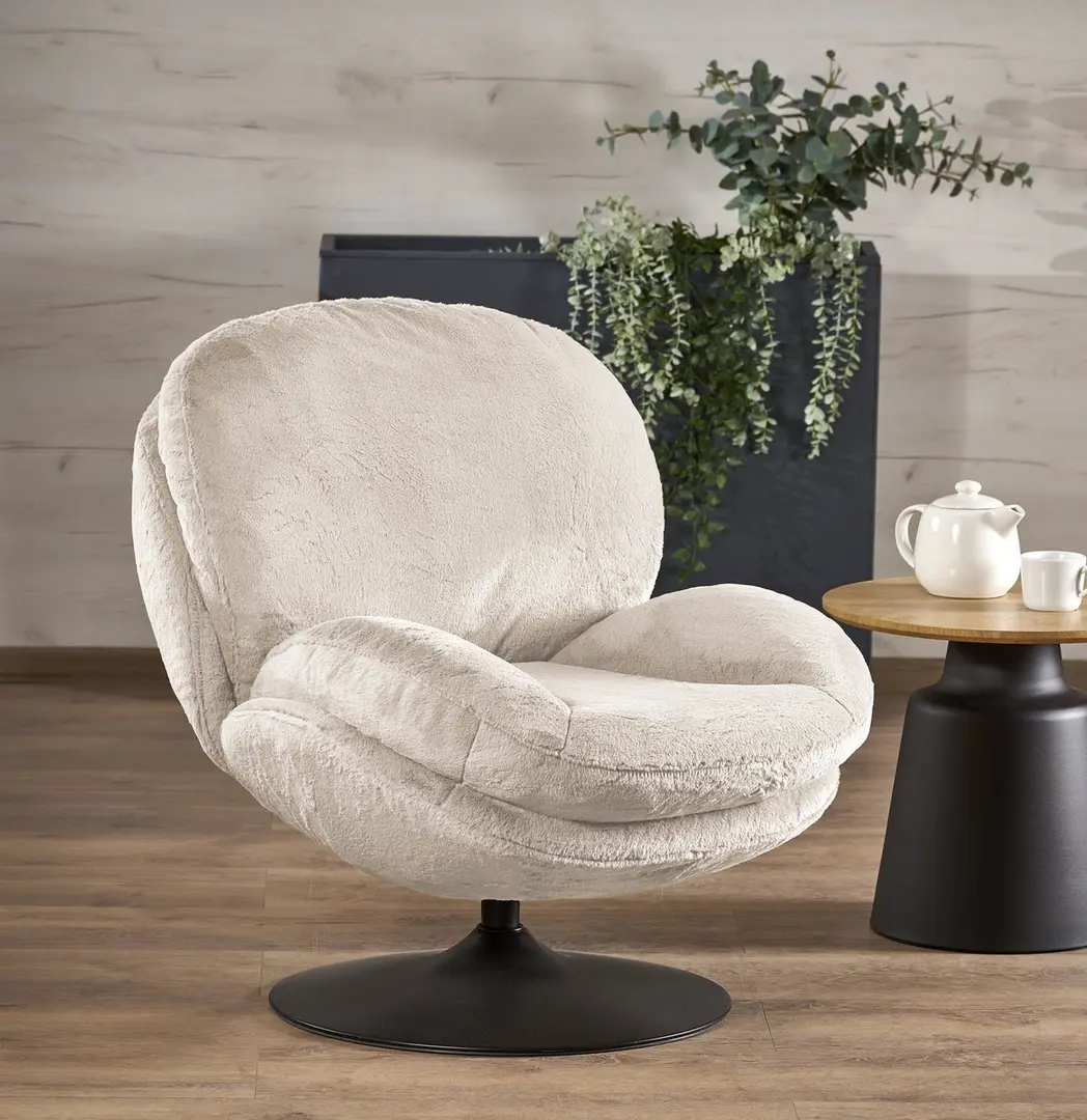 Fotoliu Halmar Shell (Cream)