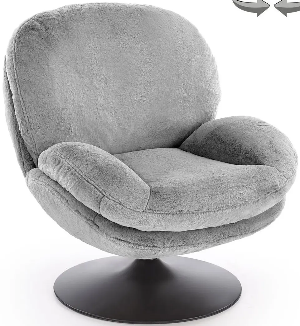 Fotoliu Halmar Shell (Grey) - 3