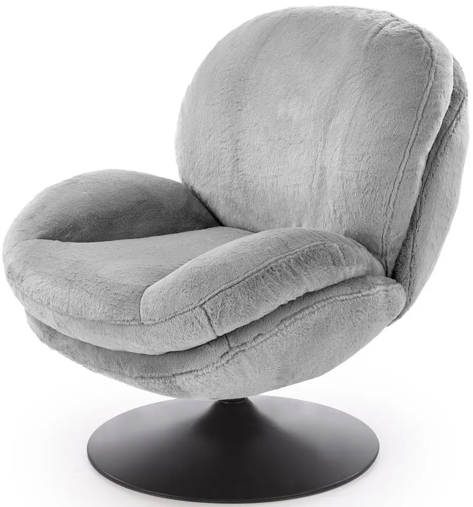 Fotoliu Halmar Shell (Grey) - 4