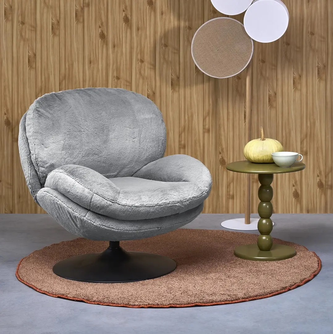 Fotoliu Halmar Shell (Grey)