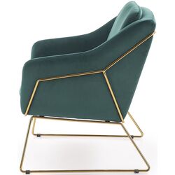 Fotoliu Halmar Soft 3 (Dark Green/Gold) Thumb