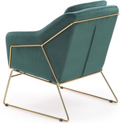 Fotoliu Halmar Soft 3 (Dark Green/Gold) Thumb