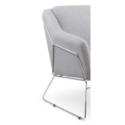 Fotoliu Halmar Soft (Gray/Silver) Thumb