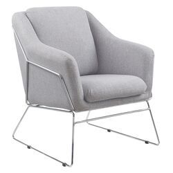 Fotoliu Halmar Soft (Gray/Silver)