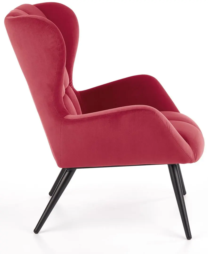 Fotoliu Halmar Tyrion (Burgundy/Black)