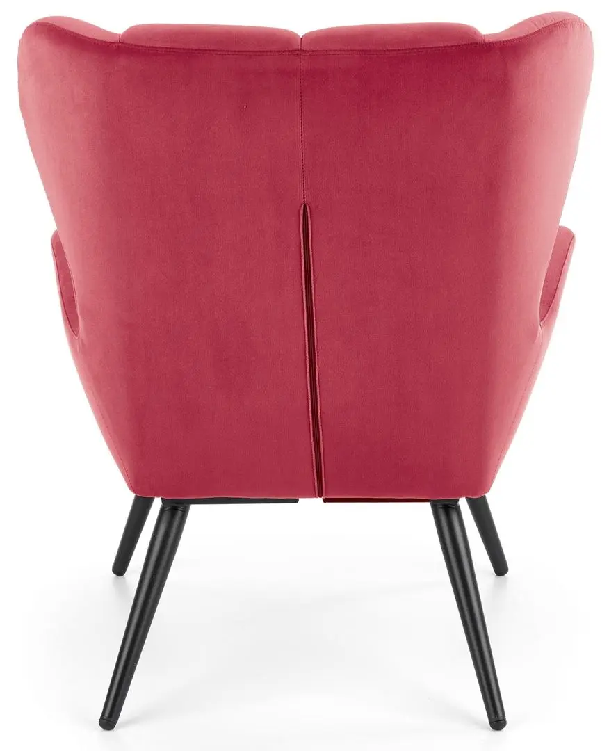 Fotoliu Halmar Tyrion (Burgundy/Black)