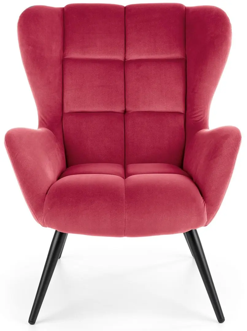 Fotoliu Halmar Tyrion (Burgundy/Black)