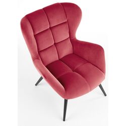 Fotoliu Halmar Tyrion (Burgundy/Black) Thumb