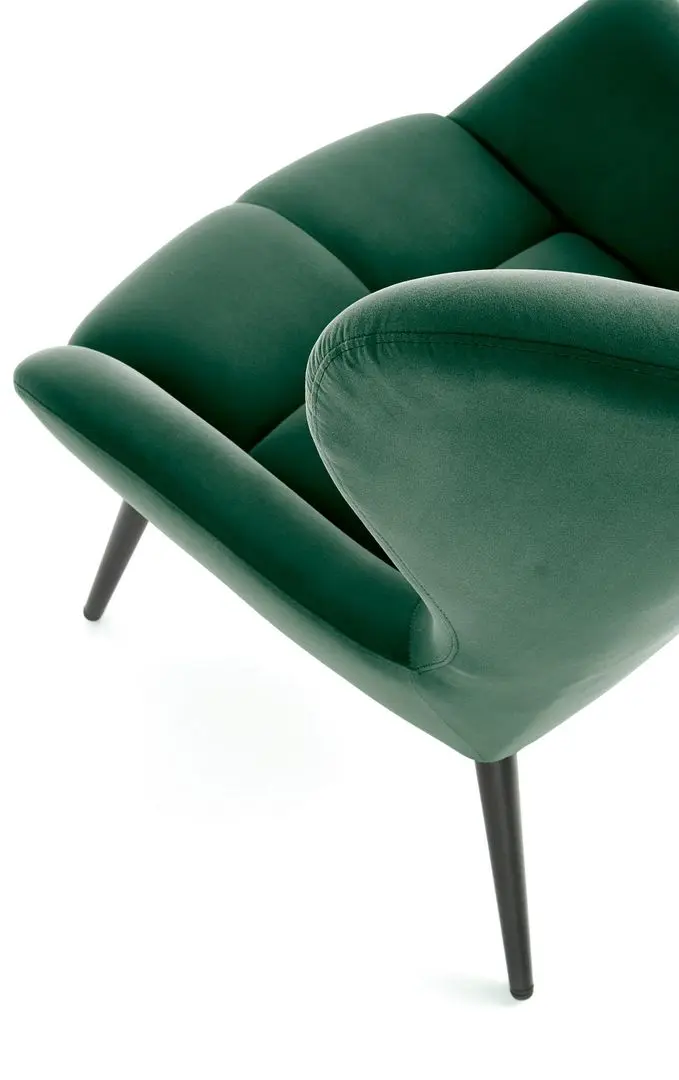 Fotoliu Halmar Tyrion (Dark Green/Black)