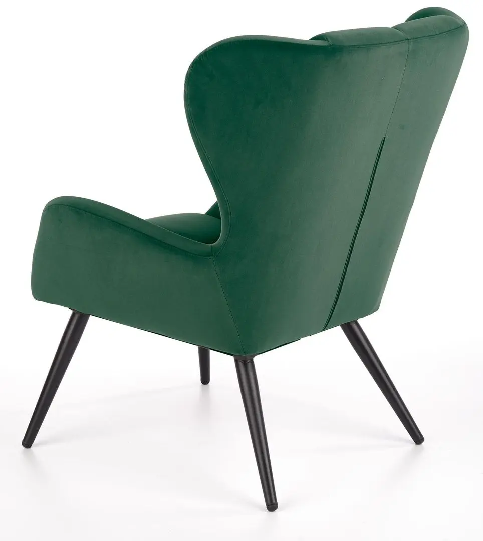 Fotoliu Halmar Tyrion (Dark Green/Black)