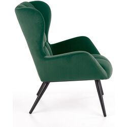 Fotoliu Halmar Tyrion (Dark Green/Black) Thumb