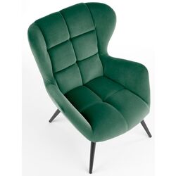 Fotoliu Halmar Tyrion (Dark Green/Black) Thumb