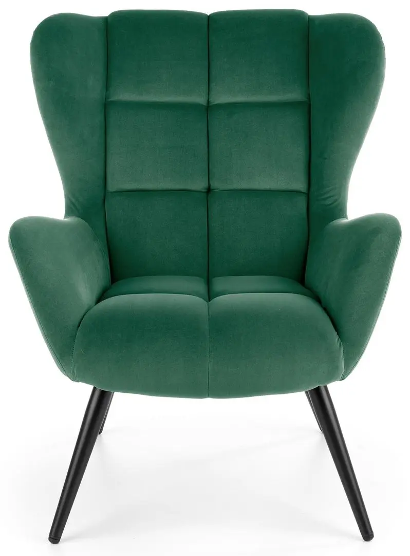 Fotoliu Halmar Tyrion (Dark Green/Black)