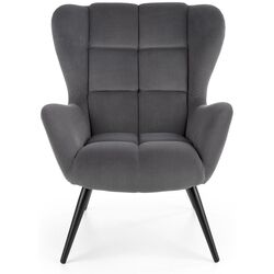 Fotoliu Halmar Tyrion (Gray/Black) Thumb