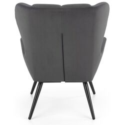 Fotoliu Halmar Tyrion (Gray/Black) Thumb