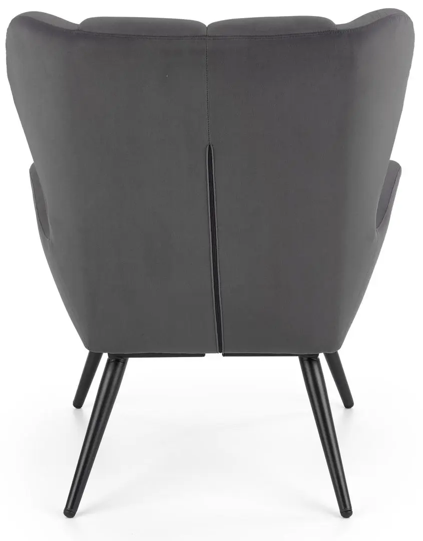 Fotoliu Halmar Tyrion (Gray/Black)