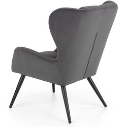 Fotoliu Halmar Tyrion (Gray/Black) Thumb