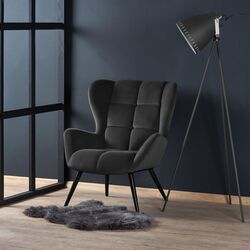 Fotoliu Halmar Tyrion I (Dark Black)