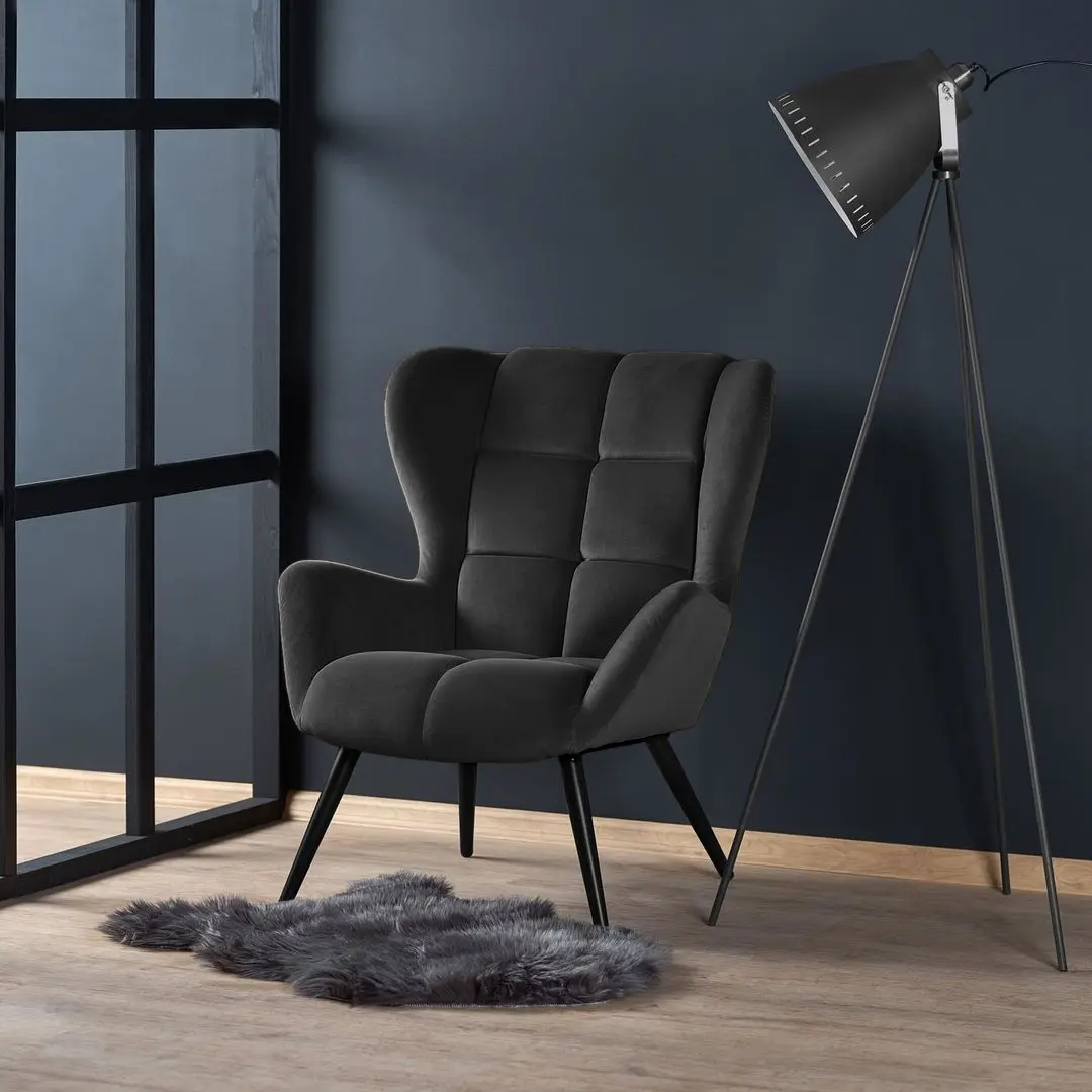 Fotoliu Halmar Tyrion I (Dark Black)