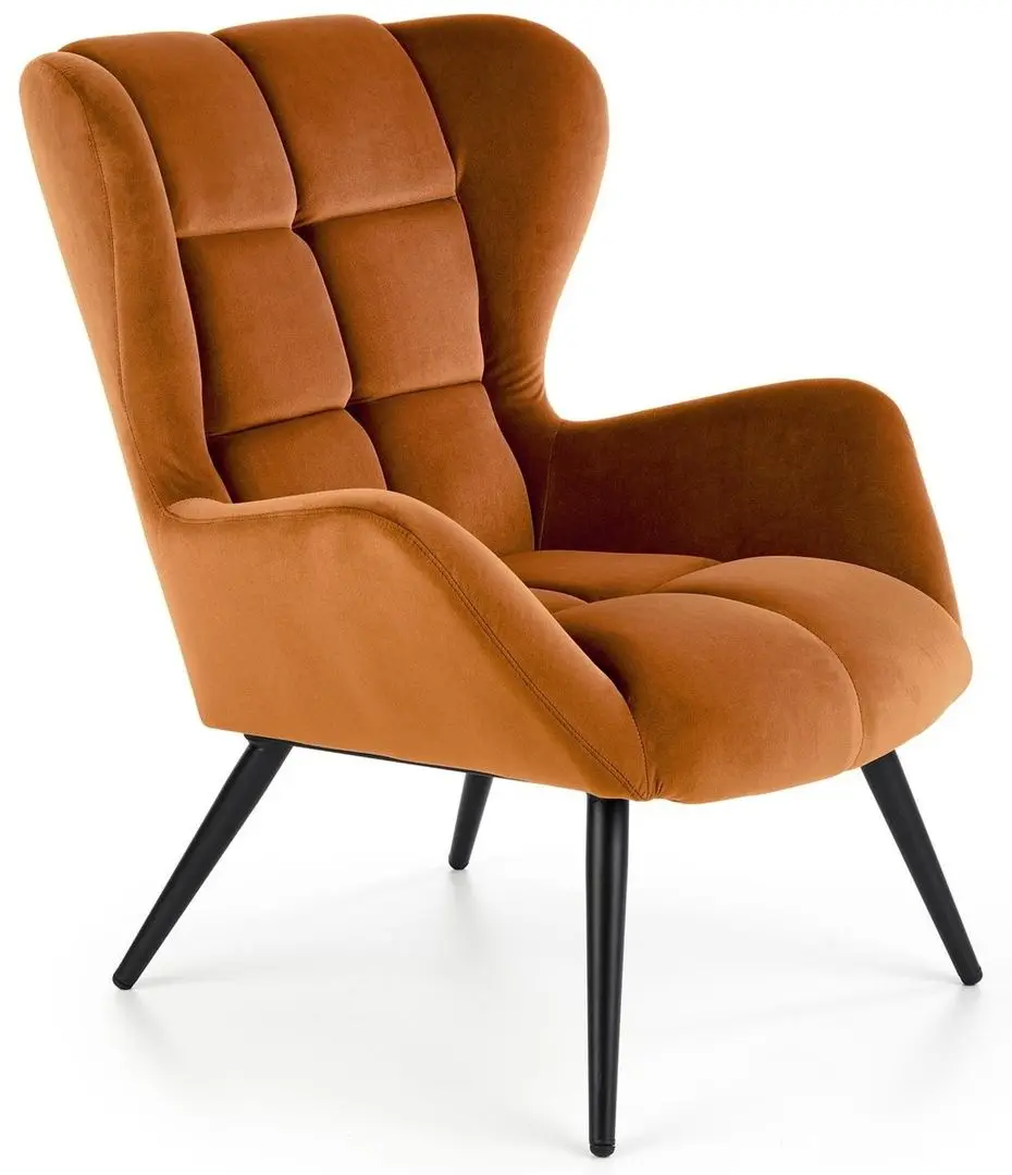 Кресло Halmar Tyrion I (Dark Cinnamon/Black)