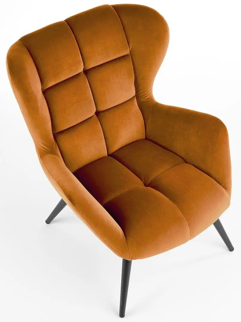 Кресло Halmar Tyrion I (Dark Cinnamon/Black)