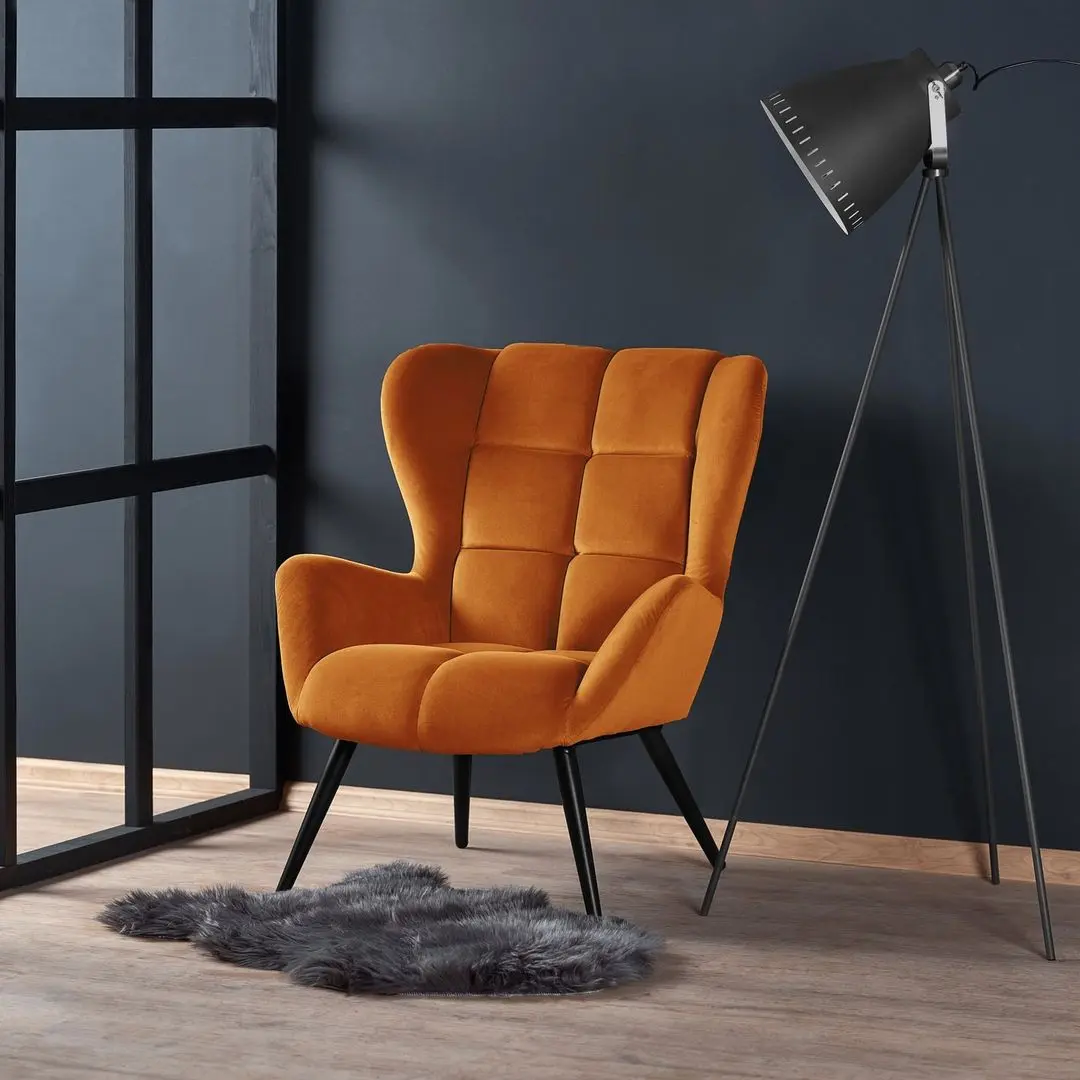 Кресло Halmar Tyrion I (Dark Cinnamon/Black)