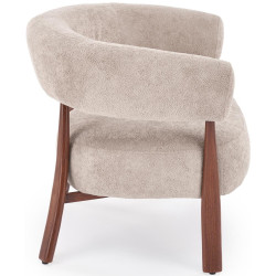 Fotoliu Halmar Udon (Cappuccino/Walnut) Thumb