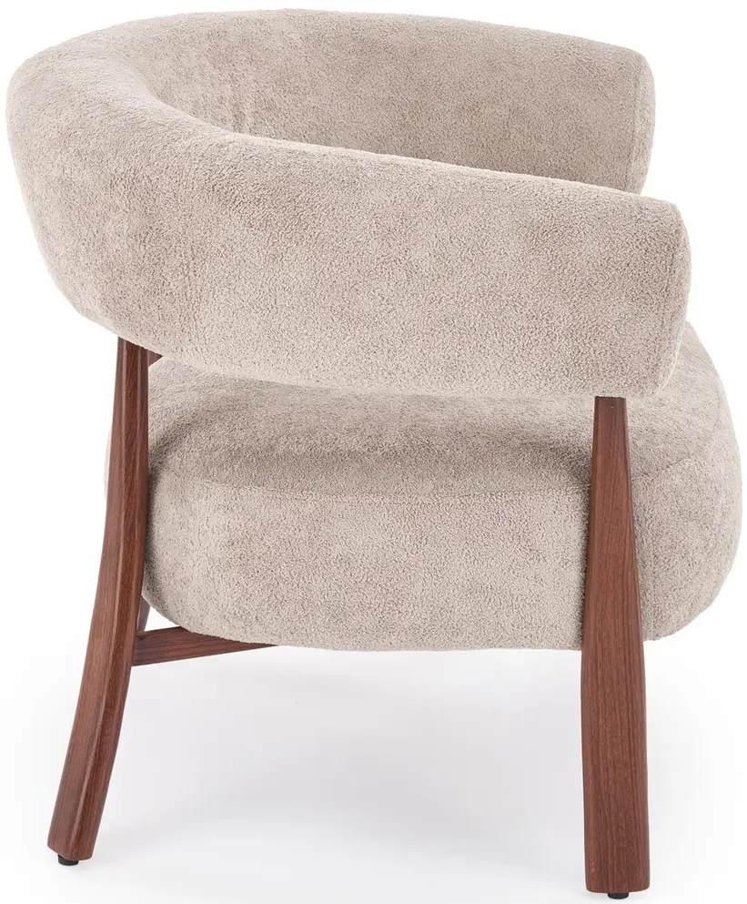 Fotoliu Halmar Udon (Cappuccino/Walnut) - 3