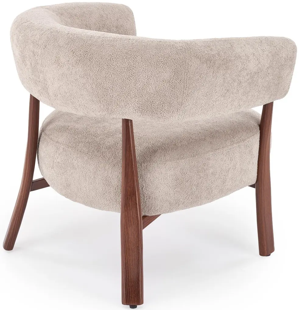 Fotoliu Halmar Udon (Cappuccino/Walnut) - 4
