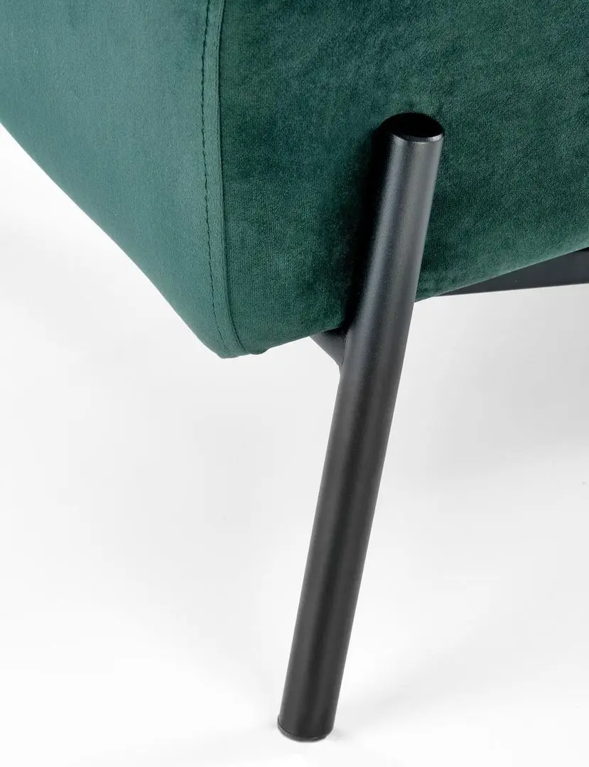 Fotoliu Halmar Victus (Dark Green/Black) - 3