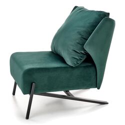 Fotoliu Halmar Victus (Dark Green/Black) Thumb