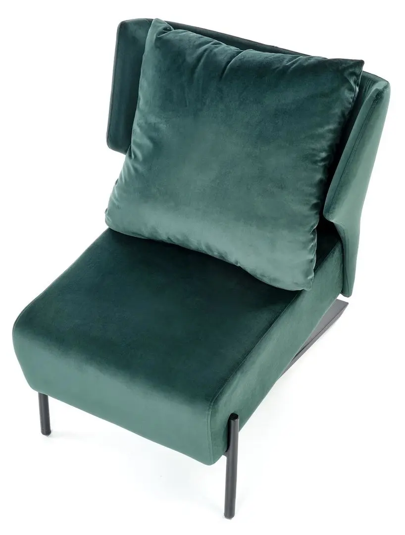 Fotoliu Halmar Victus (Dark Green/Black) - 6
