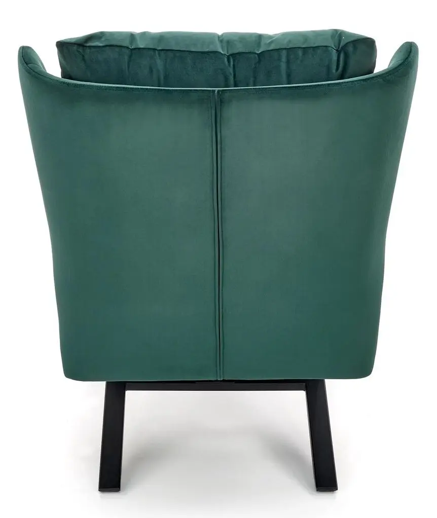 Fotoliu Halmar Victus (Dark Green/Black) - 7