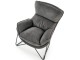 Fotoliu Halmar Volker (Gray/Black)