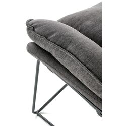 Fotoliu Halmar Volker (Gray/Black) Thumb