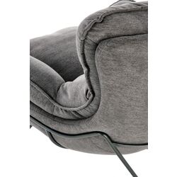 Fotoliu Halmar Volker (Gray/Black) Thumb