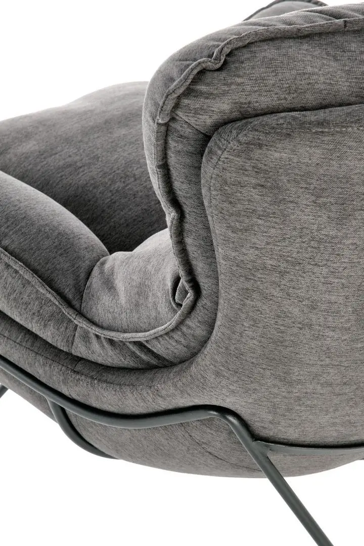 Fotoliu Halmar Volker (Gray/Black)