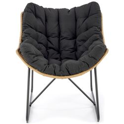 Fotoliu Halmar Whisper (Black/Natural) Thumb