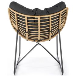 Fotoliu Halmar Whisper (Black/Natural) Thumb