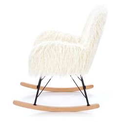 Fotoliu balansoar Halmar Austin (Cream/Black/Natural) Thumb