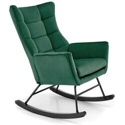Fotoliu balansoar Halmar Bazalto (Dark Green/Black) Thumb