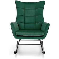 Fotoliu balansoar Halmar Bazalto (Dark Green/Black) Thumb