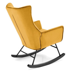 Fotoliu balansoar Halmar Bazalto (Mustard) Thumb