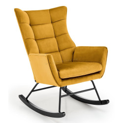 Fotoliu balansoar Halmar Bazalto (Mustard)
