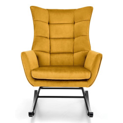 Fotoliu balansoar Halmar Bazalto (Mustard) Thumb