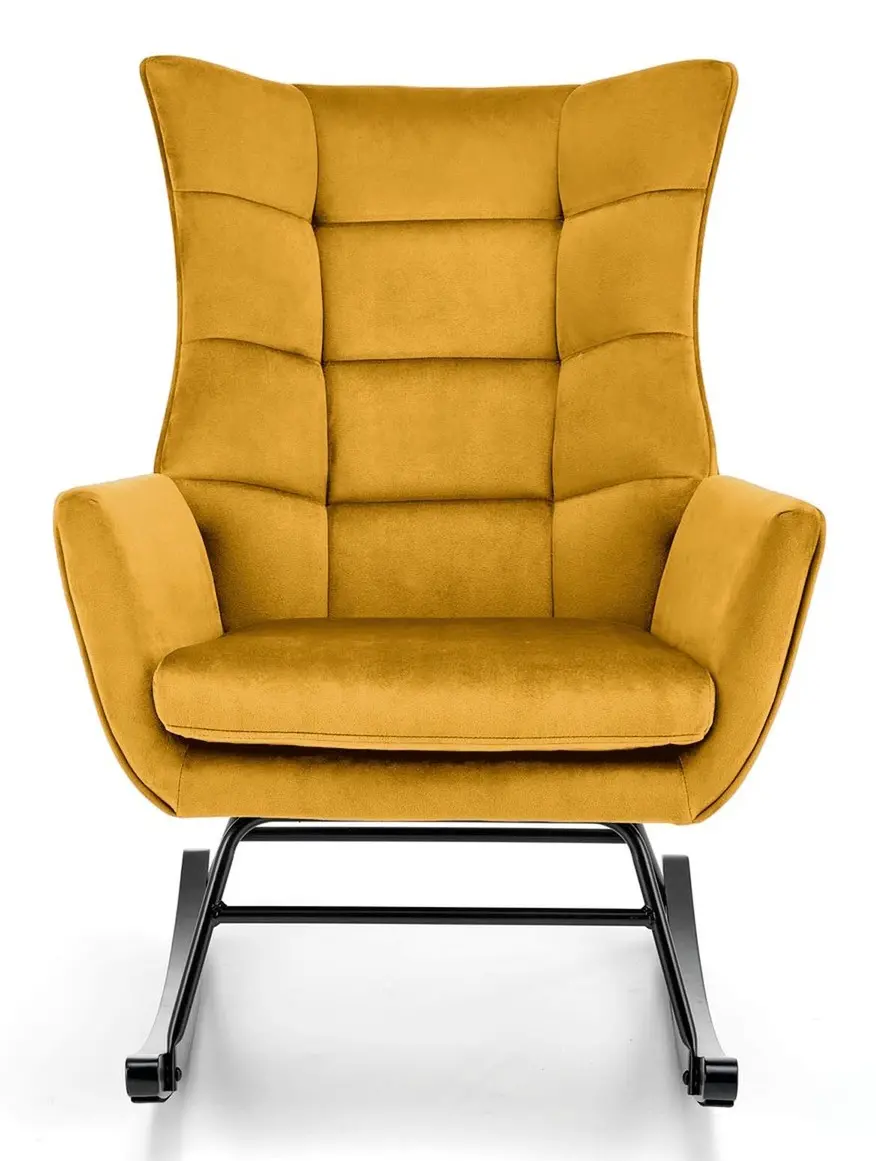 Fotoliu balansoar Halmar Bazalto (Mustard)