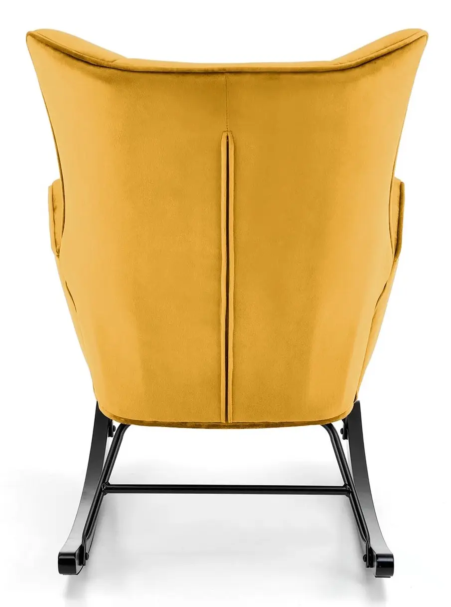 Fotoliu balansoar Halmar Bazalto (Mustard)
