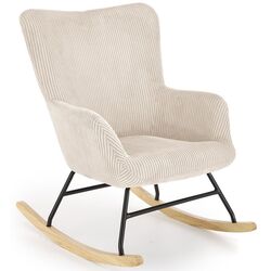 Fotoliu balansoar Halmar Belmiro (Cream/Natural Oak/Black) Thumb