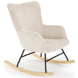 Fotoliu balansoar Halmar Belmiro (Cream/Natural Oak/Black) Thumb