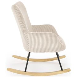 Fotoliu balansoar Halmar Belmiro (Cream/Natural Oak/Black) Thumb